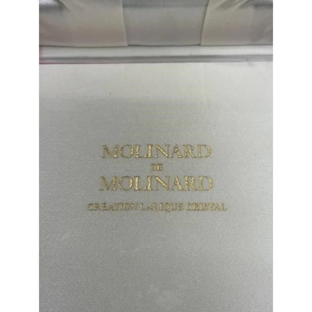 Molinard de Molinard Extrait 1979 Limited Edition in Lalique Cristal COA and box